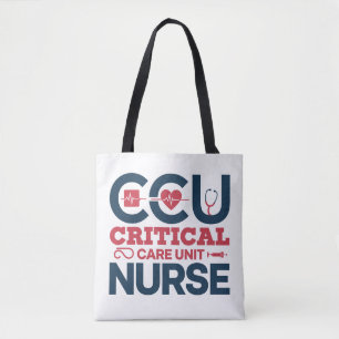 Bolso De Tela Enfermera de la CCU orgullosa