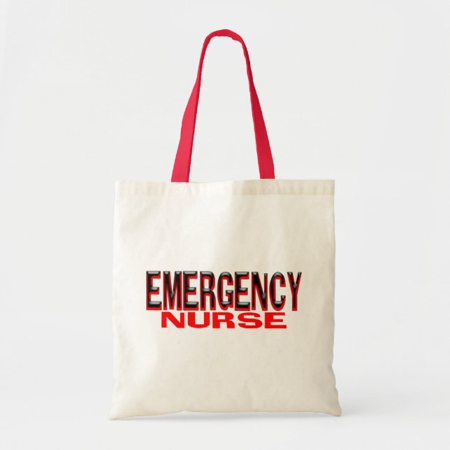 BOLSO DE TELA ENFERMERA DE LA EMERGENCIA (Frente)
