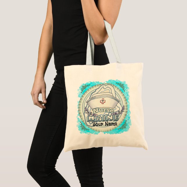 Bolso De Tela Enfermera de Maine (Anverso (producto))