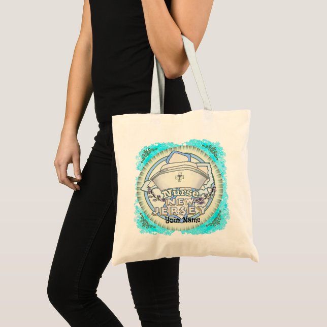 Bolso De Tela Enfermera de Nueva Jersey (Anverso (producto))