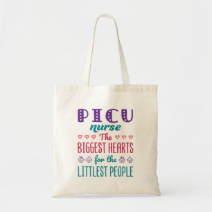 Bolso De Tela Enfermera de UCIP con los Corazones más Grandes pa