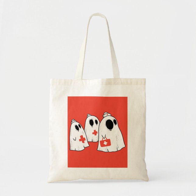 Bolso De Tela Enfermera fantasma (Frente)
