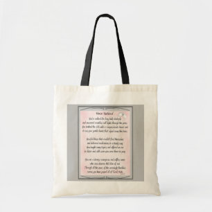 Bolso De Tela Enfermera jubilada poema ll