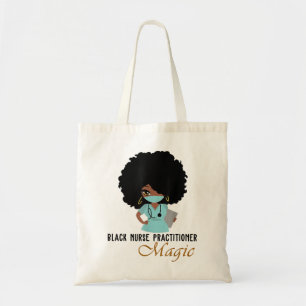 Bolso De Tela Enfermera negra practicante enfermera mágica mujer