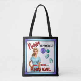 Bolso De Tela Enfermera Nostálgica Cute En Curso