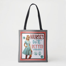Bolso De Tela Enfermera Nostálgica Cute Enfermeras De Pinup Lo H