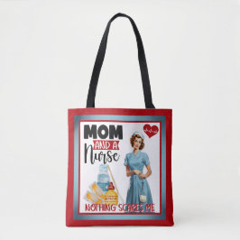 Bolso De Tela Enfermera nostálgica cute pinup mamá y enfermera