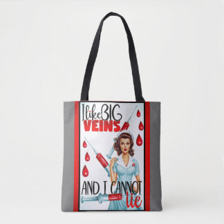 Bolso De Tela Enfermera Nostálgica Cute Pinup Me Gusta Las Venas