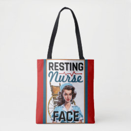 Bolso De Tela Enfermera nostálgica lindo Pinup Enfermera de enfe