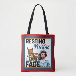 Bolso De Tela Enfermera nostálgica lindo Pinup Enfermera de enfe