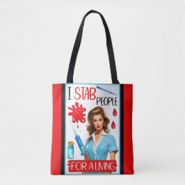 Bolso De Tela Enfermera nostálgica para ganarse la vida