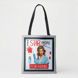 Bolso De Tela Enfermera nostálgica para ganarse la vida