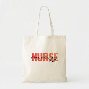 Bolso De Tela Enfermera Oncológica Tipografía Moderna