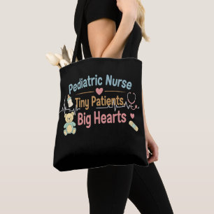 Bolso De Tela Enfermera Pediátrica Pequeños Pacientes Grandes Co