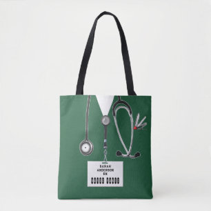 Bolso De Tela Enfermera Personalizada