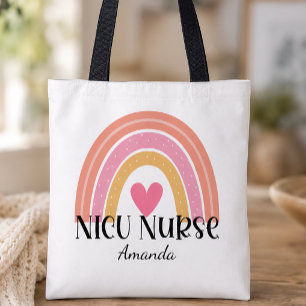 Bolso De Tela Enfermera personalizada de la UCI neonatal