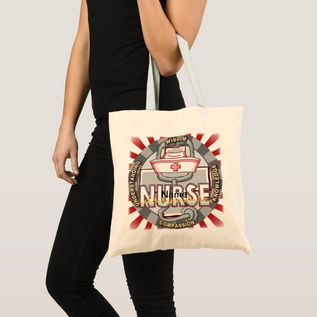 Bolso De Tela Enfermera sabia  (Anverso (producto))