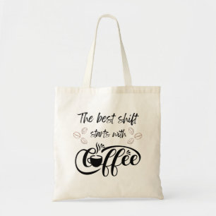 Bolso De Tela Enfermera vive para el café