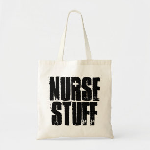 Bolso De Tela Enfermeras con tipografía negra