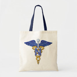 Bolso De Tela Enfermería Caduceus