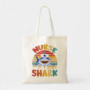 Bolso De Tela Enfermería de enfermería divertida de Shark, enfer