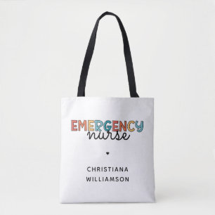 Bolso De Tela Enfermero de emergencias personalizado ER Enfermer