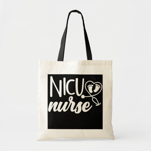 Bolso De Tela Enfermero de NICU (Frente)