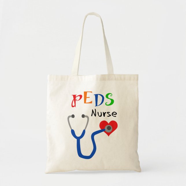 Bolso De Tela Enfermero de PEDS (Frente)