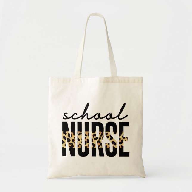 Bolso De Tela Enfermero escolar | Enfermero escolar RN aprecio r (Frente)