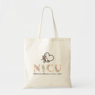 Bolso De Tela Enfermero Floral NICU