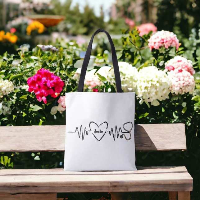 Bolso De Tela Enfermero médico Médica Personalizado Latido de co (Subido por el creador)