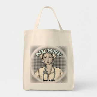 Bolso De Tela Enfermero retro