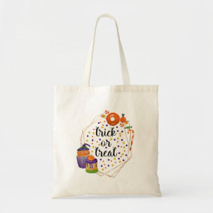 Bolso De Tela engañar o tratar dulces de Halloween