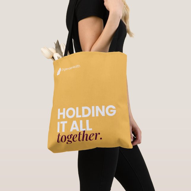 Bolso De Tela EngenderHealth: Let's Do Something - Tote Bag (Detalle)