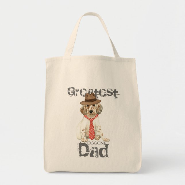 Bolso De Tela English Setter Dad (Frente)