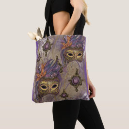 BOLSO DE TELA ENMASCARADA VENECIA ARTE     