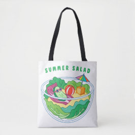 Bolso De Tela Ensalada de Verano