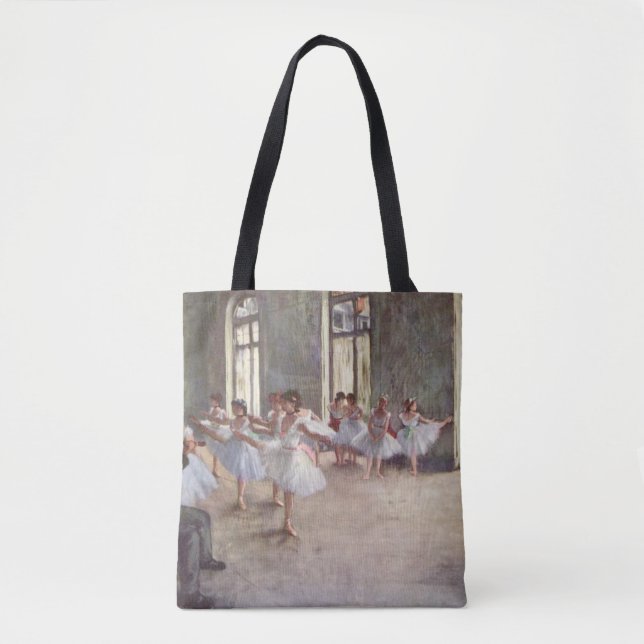 Bolso De Tela Ensayo del ballet de Degas (Anverso)