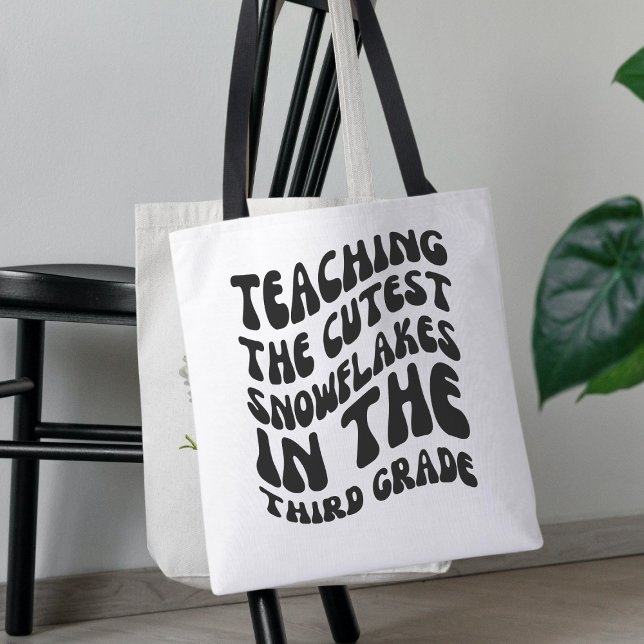 Bolso De Tela Enseñando Los Más Cuidadosos Copos De Nieve En Ter (Subido por el creador)