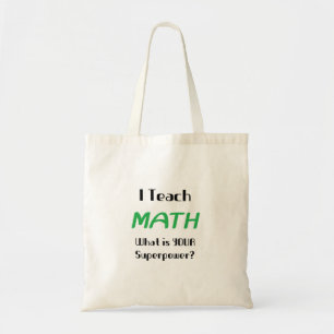Bolso De Tela enseñanza de matemáticas