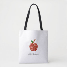 Bolso De Tela Enseñar Amor Inspirar