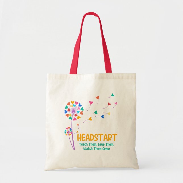 Bolso De Tela Enséñeles que les encantan, vean crecer (Frente)