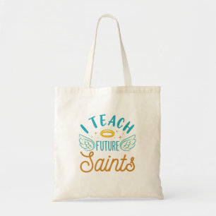 Bolso De Tela Enseño a futuros santos maestros de escuela cató
