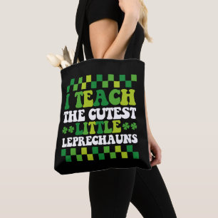 Bolso De Tela Enseño A La Maestra Más Cuidadosa De Leprechauns