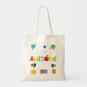 Bolso De Tela Enseño crueldad puzzle de camiseta infantil autism