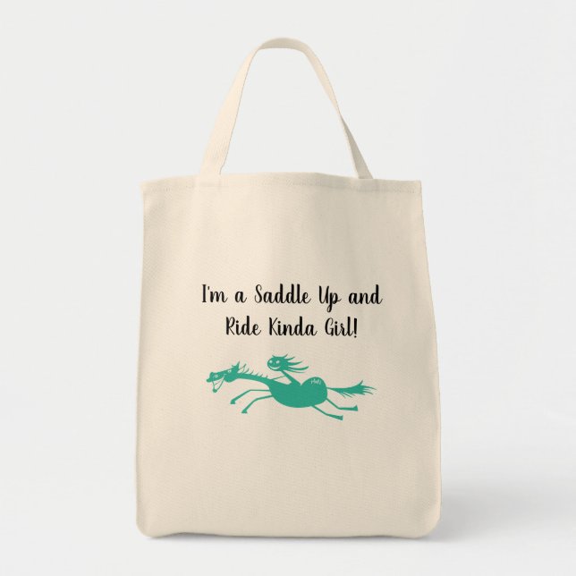 Bolso De Tela ¡¡¡Ensillar y andar!!! (Frente)