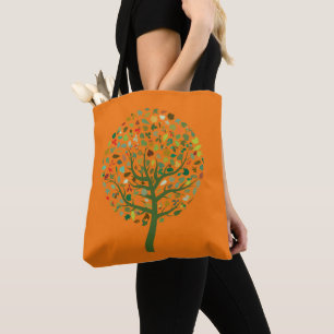 Bolso De Tela Entorno ecológico de árbol verde