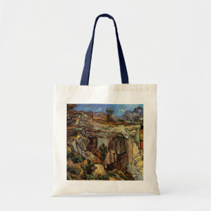 Bolso De Tela Entrada a Quarry, Saint-Remy por Vincent van Gogh