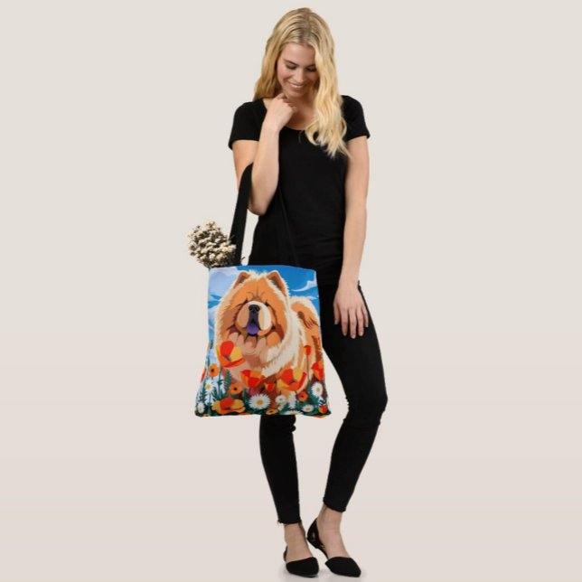Bolso De Tela ENTRE LAS AMAPOLAS Chow (Subido por el creador)