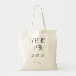 Bolso De Tela Entre los Carpools todo necesito el tote